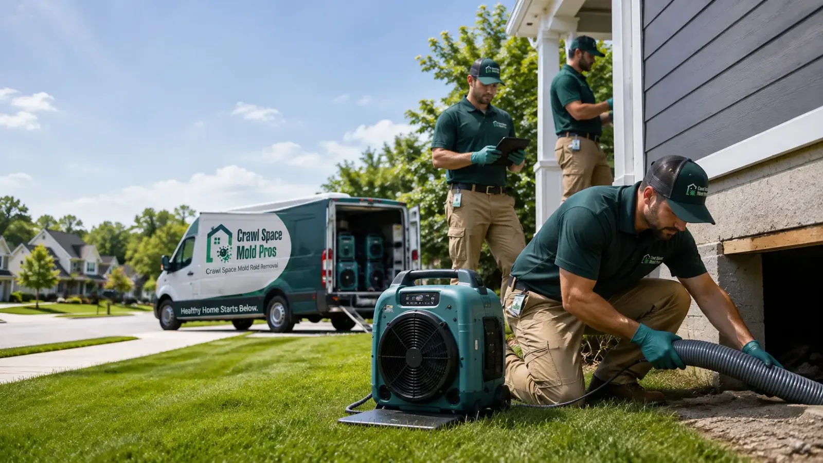 Crawl Space Mold Removal in Urbandale, IA